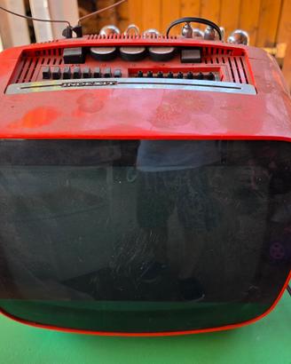 Televisore vintage INDESIT T12"SI8 anni '70