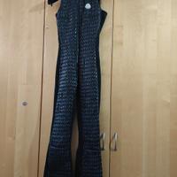 tula donna Moncler nera per sciare.