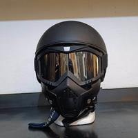 Casco AGV nero opaco L – Custom “Street Style” 