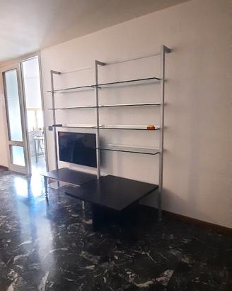 Libreria modulare Calligaris in vetro