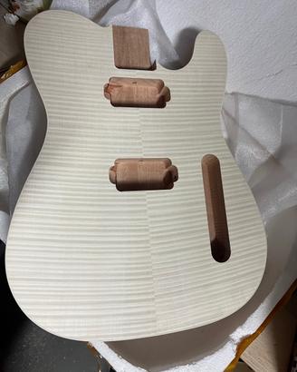 Tele HH BODY HH MOGANO+ACERO FIAMMATO VENEER