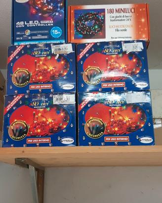 Lotto luci di Natale / Miniluci / Catene LED multi
