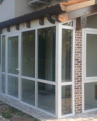 veranda in alluminio 