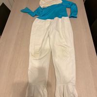 Vestito di carnevale da puffo 5-7 anni