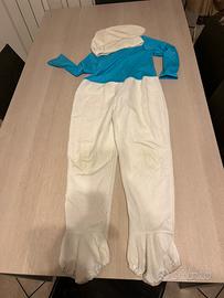 Vestito di carnevale da puffo 5-7 anni