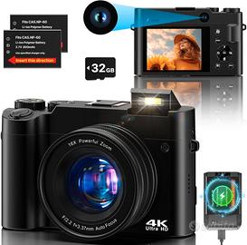 Fotocamera Digitale 64MP 4K Nuova