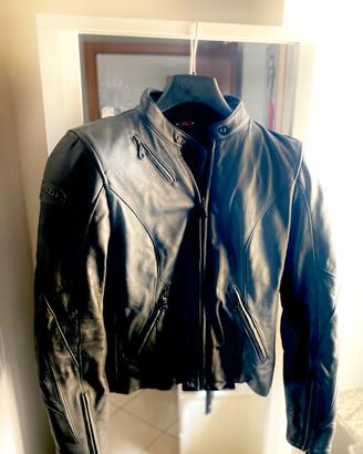 GIACCA MOTO DA DONNA IN PELLE SPIDI NERA