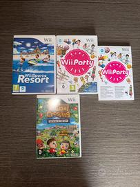 Wii Party, Wii Sports Resort, Animal Crossing