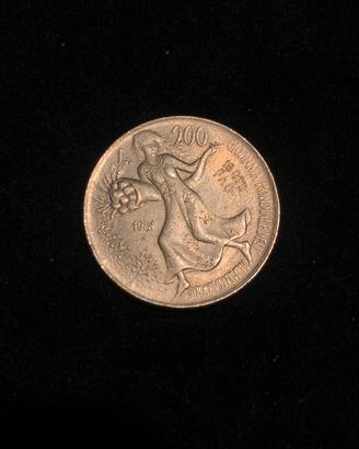 Moneta 200 lire, 1981, Italia