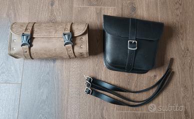 Borse da moto in pelle 