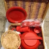 Cestino Picnic Giostyle Vintage anni 70, 4 persone