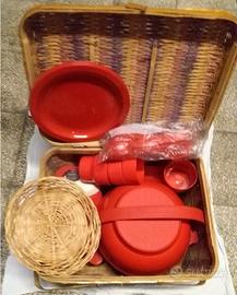 Cestino Picnic Giostyle Vintage anni 70, 4 persone