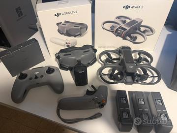 DJI Avata 2 Fly more combo, Goggles 2 e Motion Cn
