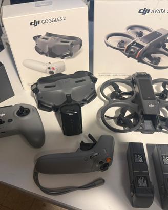 DJI Avata 2 Fly more combo, Goggles 2 e Motion Cn