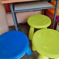 sgabelli bambini asilo gioco sgabello  sediolina