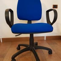 Poltroncina girevole ergonomica nuova 