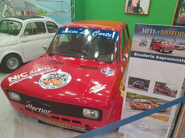 Fiat 128 rallye storica slalom cronoscalate salita
