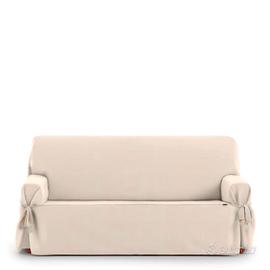Copridivano 2 posti beige con lacci