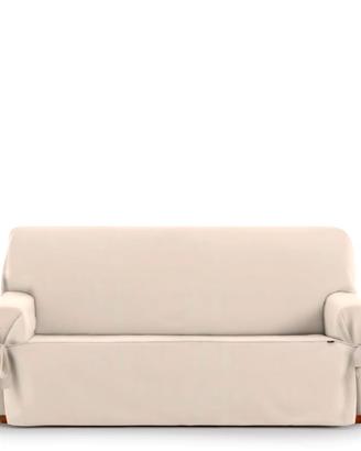 Copridivano 2 posti beige con lacci