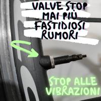 Kit antivibrazione per foro valvola camera d'aria