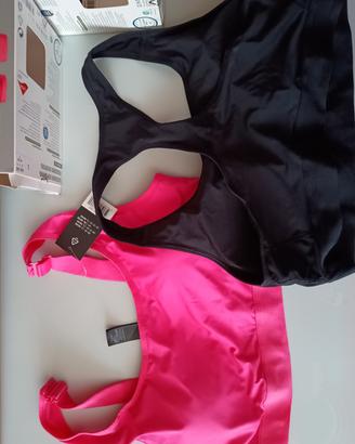 2 Reggiseni sportivi 46/48 livello medio