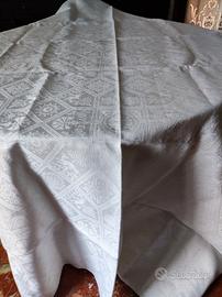 tovaglia rettangolare+30mt.pizzo uncinetto a mano