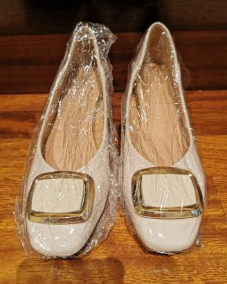 Scarpe da cerimonia nuove colore champagne taglia