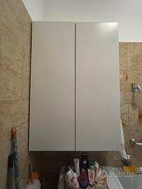 Armadietto bagno sospeso 2 ante