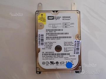 Hard disk 2.5" per notebook attacco eide 80gb