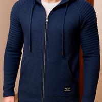 Felpa Cardigan con cappuccio da uomo Leif Nelson