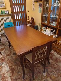 Tavolo legno da sala o cucina 160x90