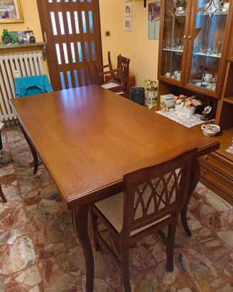 Tavolo legno da sala o cucina 160x90