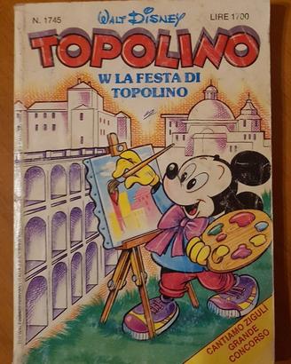 Topolino libretto Disney n.1745 del 7 Maggio 1989