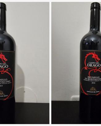 2 Brunello Campo del Drago 2015 e 2016