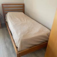 Letto singolo con materasso