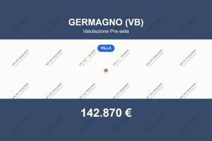 Immobile in asta di 180 m² con box auto a Germagno