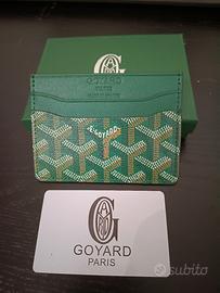 Portacarte Goyard Verde