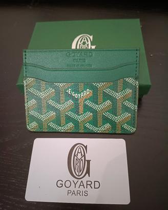 Portacarte Goyard Verde