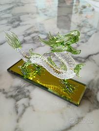 Dragone cinese vetro