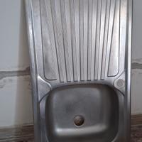 lavello cucina marca CM, 1 vasca con gocciolatoio