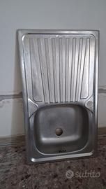 lavello cucina marca CM, 1 vasca con gocciolatoio