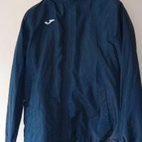 Giubbetto kway blu con cappuccio tg.M