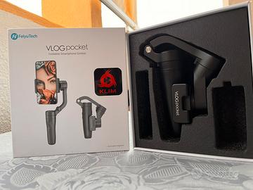 Gimbal FeiyuTech VLOG Pocket per smartphone