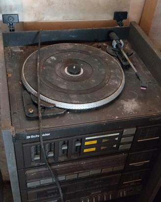 Stereo Vintage '80 Schneider + Giradischi e Casse