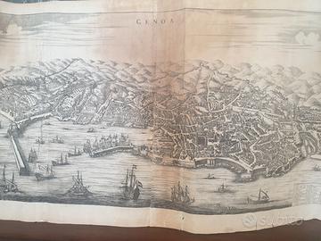 Stampa antica di Genova
