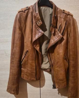giacca vera pelle donna taglia XS