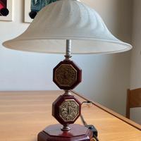 Lume in radica di noce ed argento