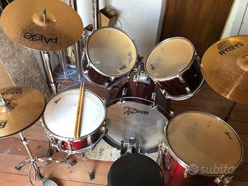 "BATTERIA X DRUM RED PERFETTA"
