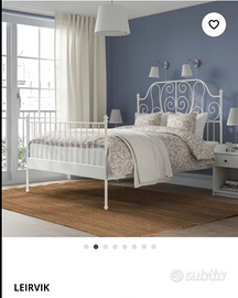 letto da una piazza e mezza  francese leirvik ikea