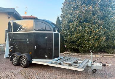Trailer trasporto 2 cavalli HUMBAUR ZEPHIR con por